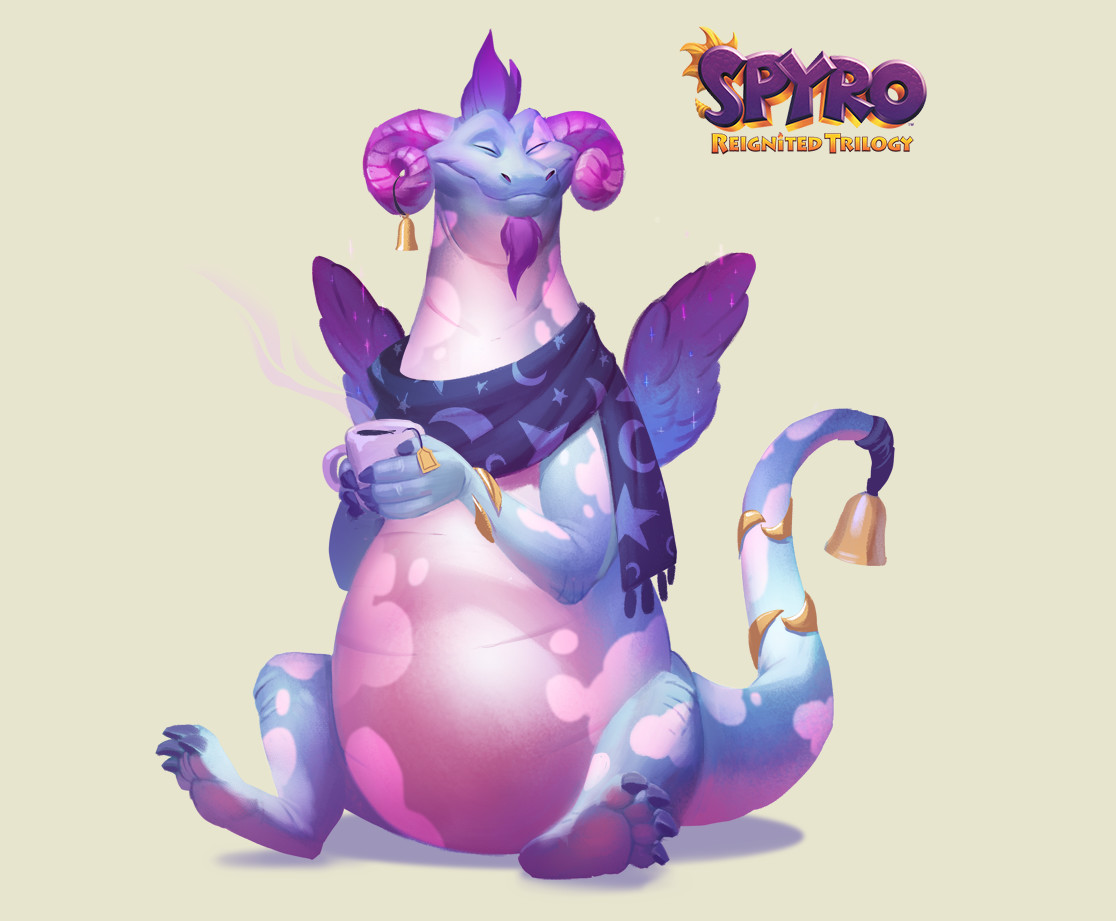 Concept art of Copano for the Spyro Reignited Trilogy by Devon Cady-Lee