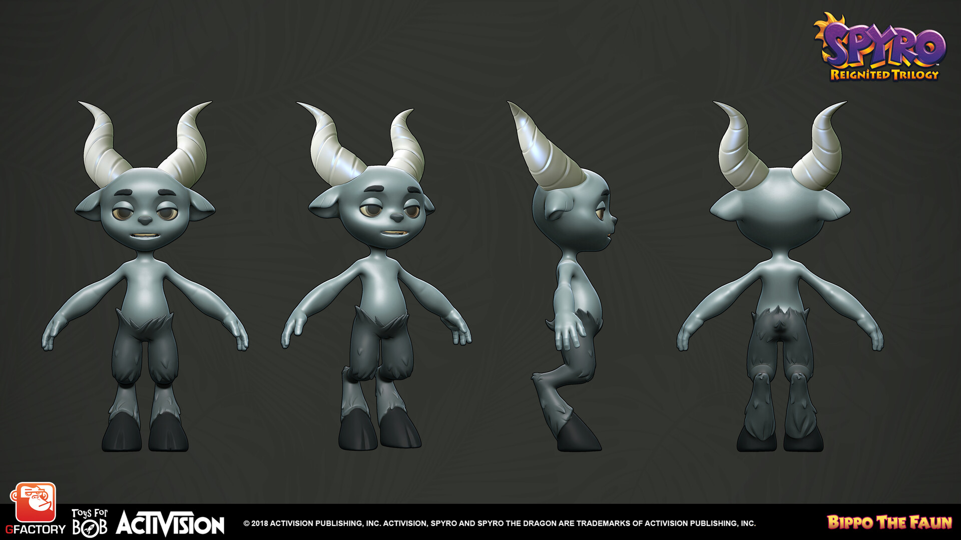 Spyro Reignited Trilogy Bippo character model by GFactory