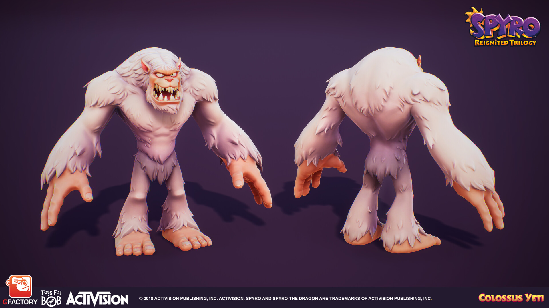 Colossus Yeti colored model by GFactory.