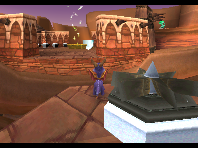 Spyro facing the Exit Portal