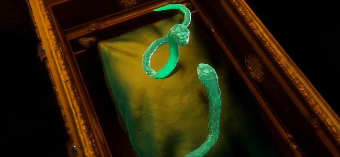 The green snakes as seen in the cinematic introduction cutscene