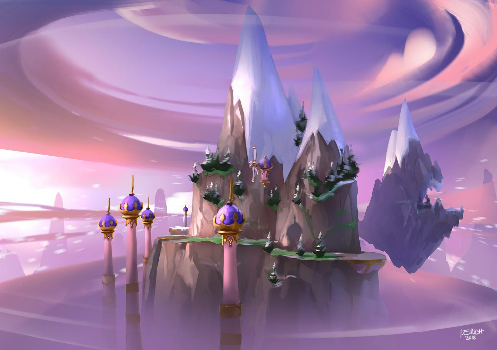 Spyro Reignited Trilogy concept art of Blowhard by Jakob Elrich