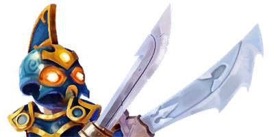 Skylanders: Swap Force art portrait of Series 3 "Dual Blade" Chop Chop