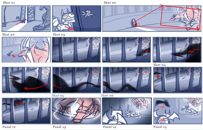Facing Cynder storyboard
