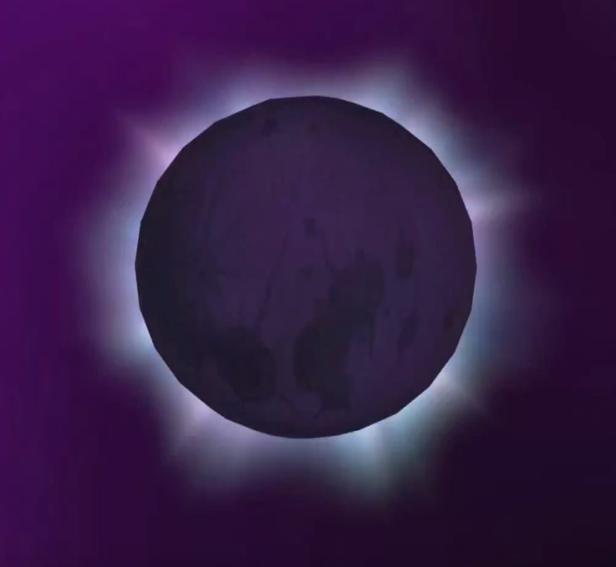 The Celestial Moons' eclipse about to project of a beam of dark energy into the Well of Souls
