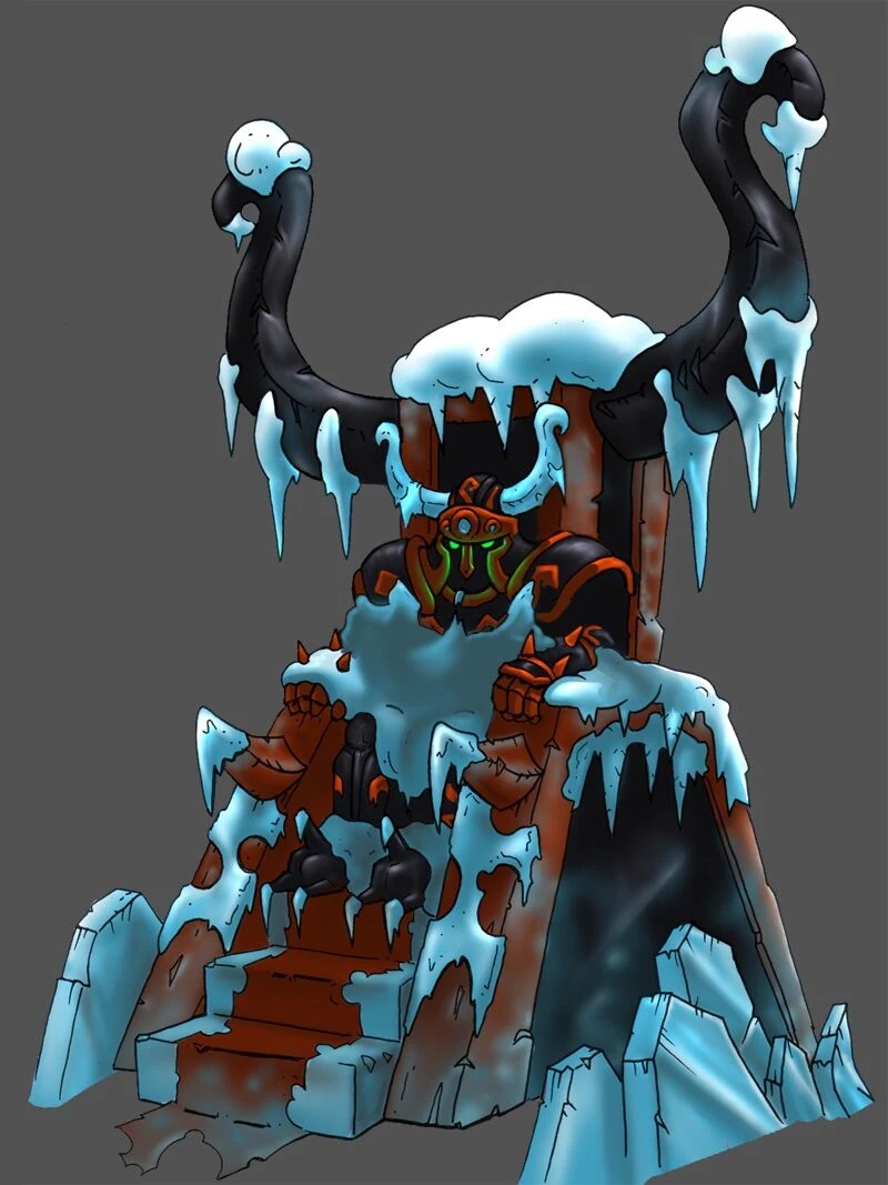 The Ice King's throne