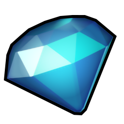 UI art of a blue gem from Crash Team Rumble