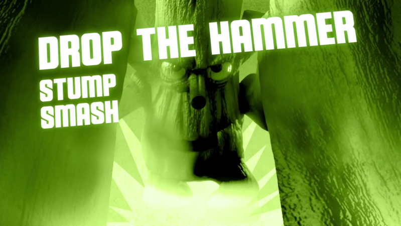 E3 2011 trailer screenshot of Stump Smash