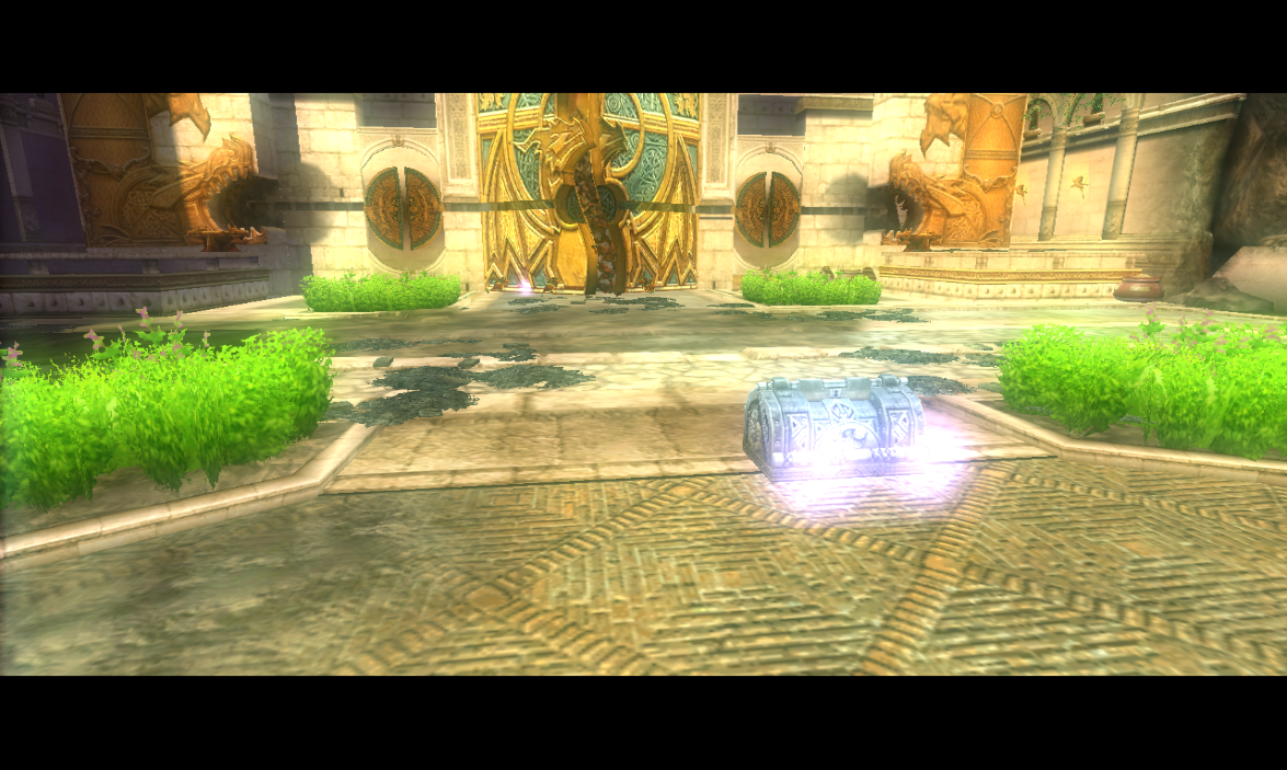 chest appears after defeating troll, contains Cynder's black helmet