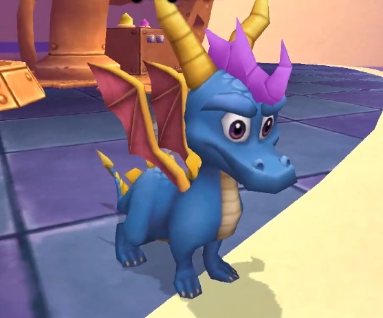 Flame as seen in the early demo of Spyro: A Hero's Tail