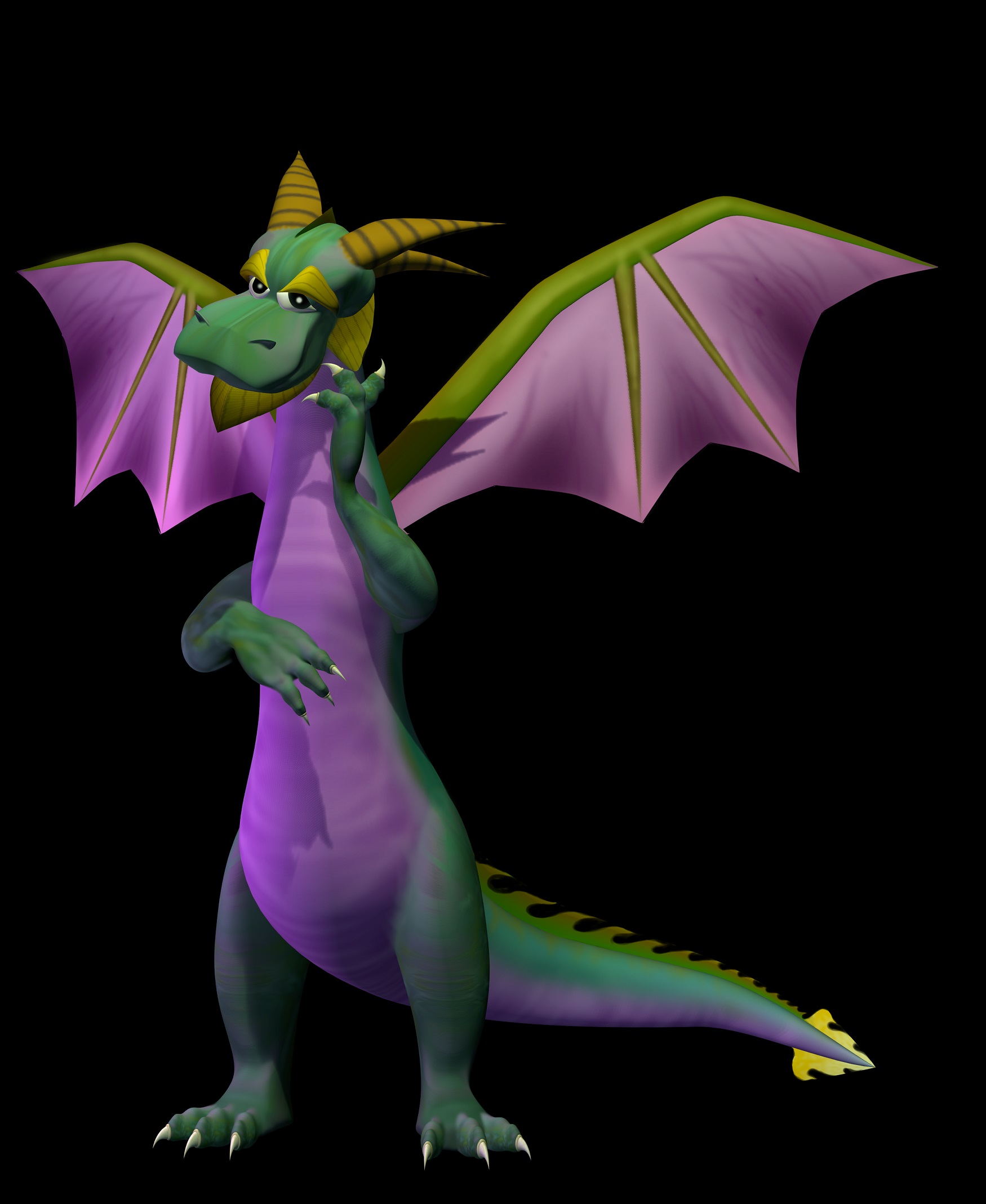 CGI model of a Magic Crafters dragon