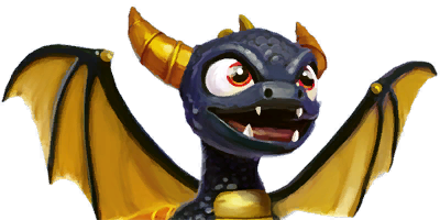 'Skylanders: Swap Force art potrait of Legendary Spyro