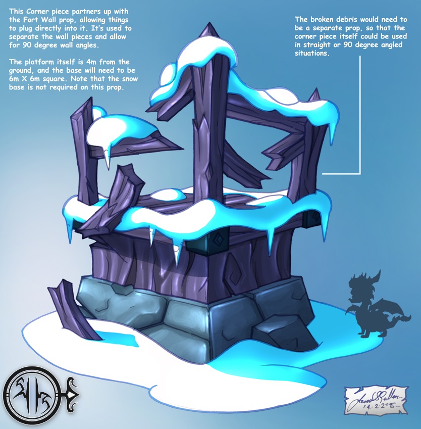 Dante's Freezer Fort Corner by Jared Pullen