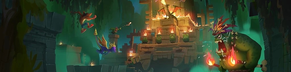 "Tag Team" Crash Team Rumble Profile Banner