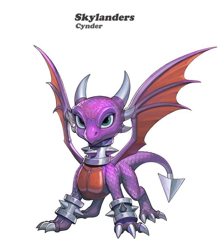 Skylanders: Ring of Heroes concept art of Cynder