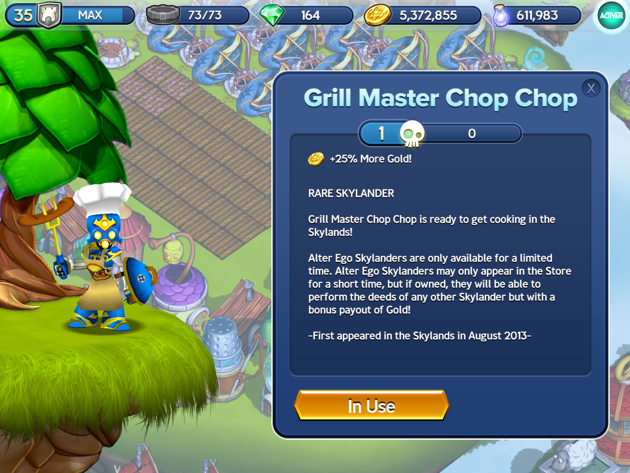 Ingame description