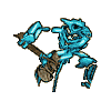 Ice Axe Orc sprite for the DS version of Dawn of the Dragon