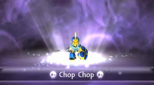 Chop Chop in his elemental background