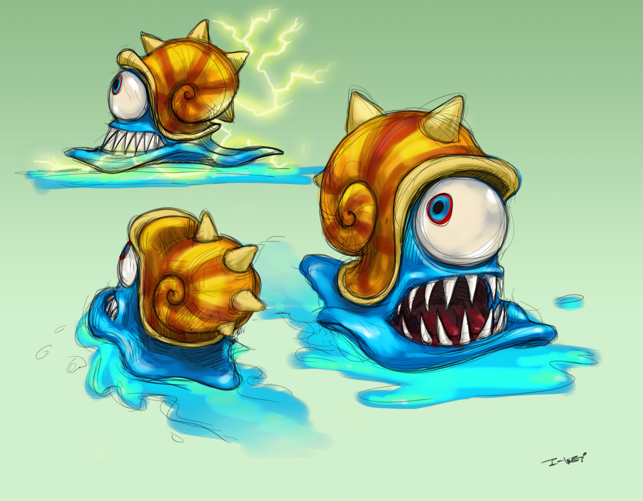 Cyclops Snail concept by I-Wei Huang
