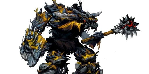 Concept art of a Hero Orc by Yan Le Pon