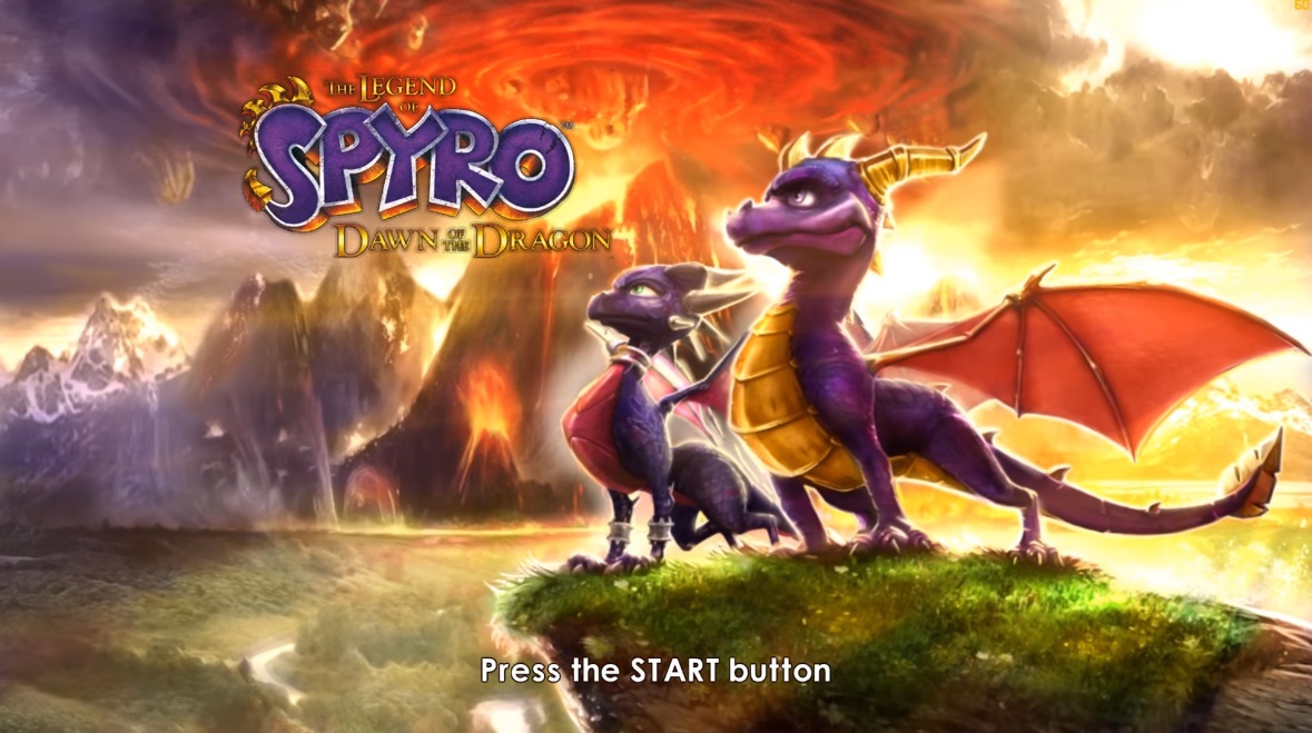 Console title screen