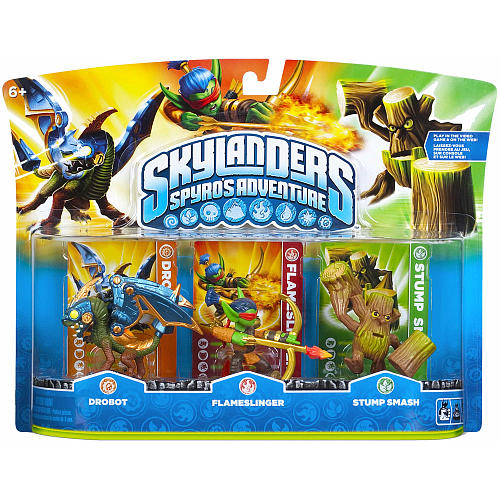 Comes with Drobot, Flameslinger and Stump Smash.