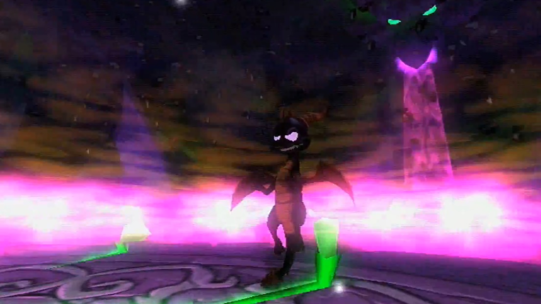 Dark Spyro's Dark Aether Fury attack