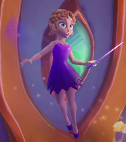 One of the Fairies in Haunted Towers. They kiss Spyro to temporarily give him the Superflame Powerup.