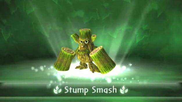 Stump Smash in his elemental background