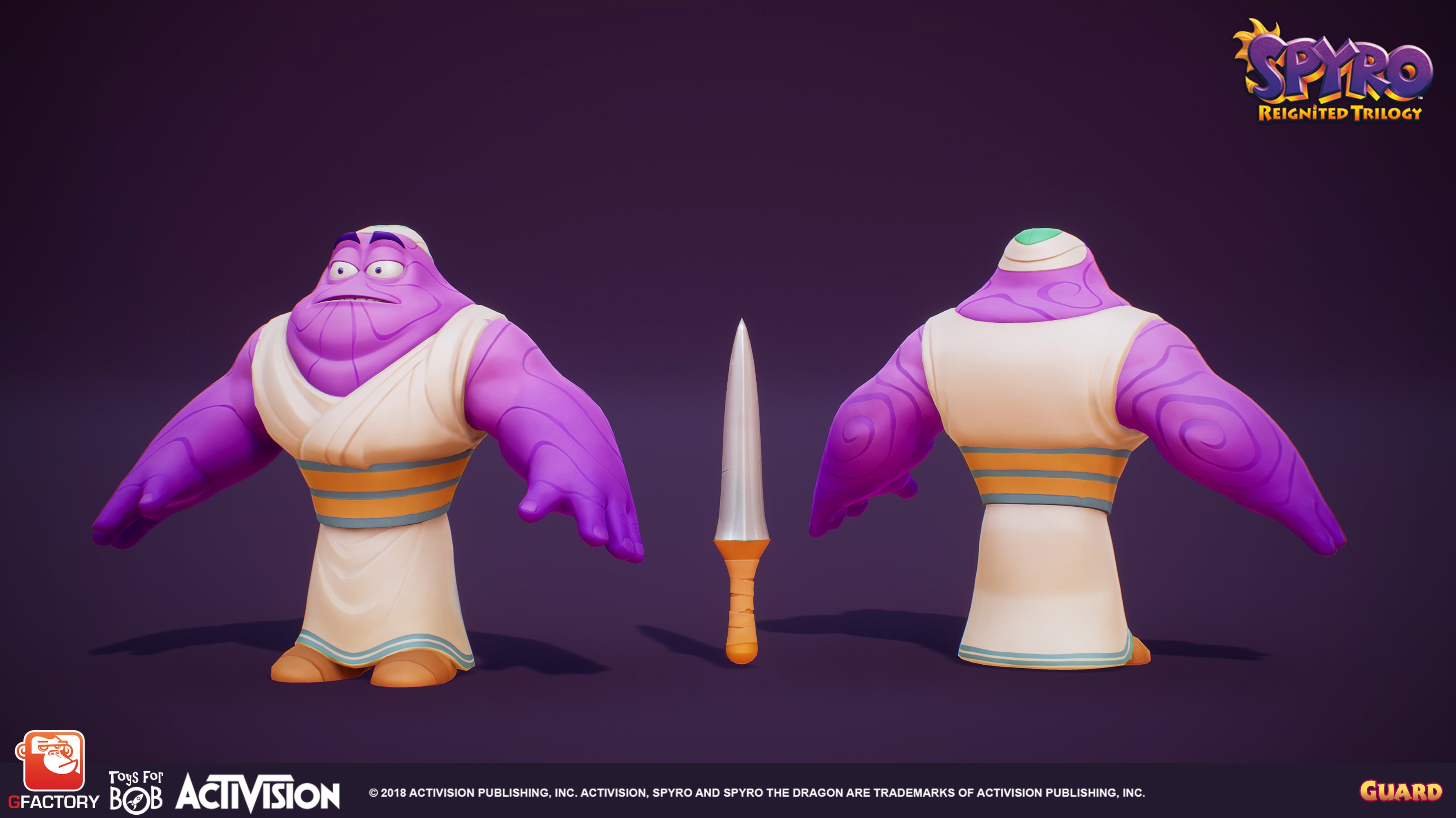 3D turnaround of a Guard (Full Color) by GFactory