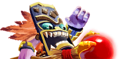 Skylanders: Swap Force art portrait of Royal Double Trouble