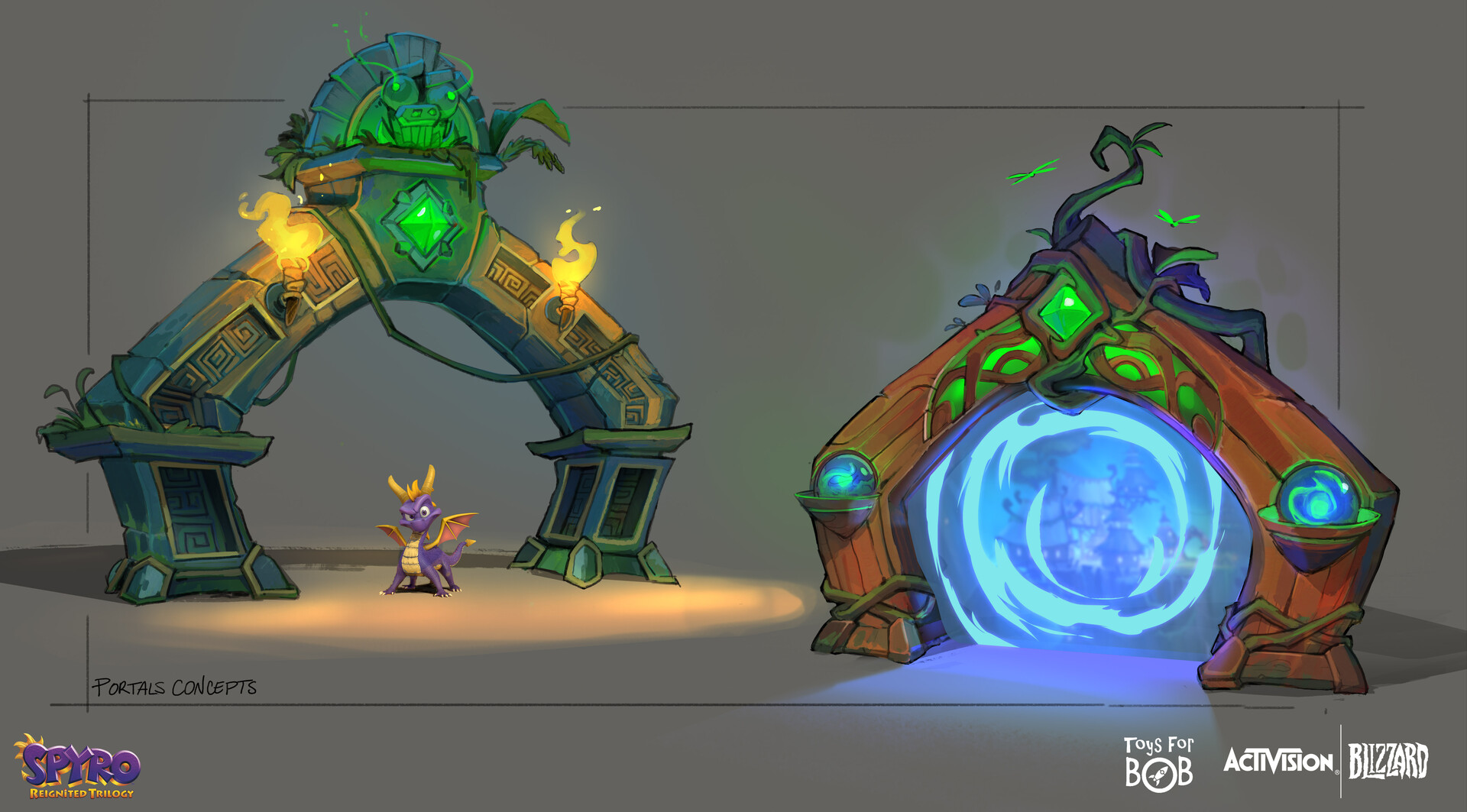 Beast Maker portal arch concepts