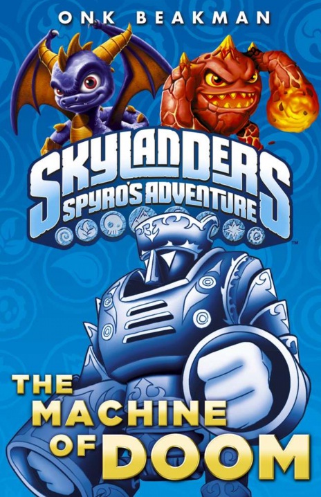 The UK version of The Machine of Doom book cover