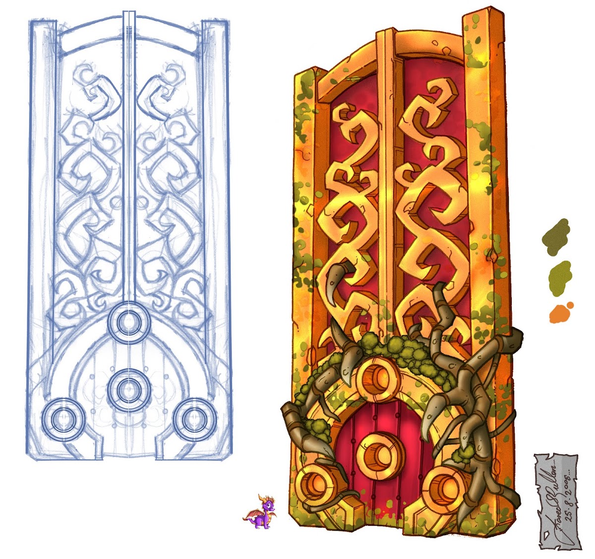 A Temple Door