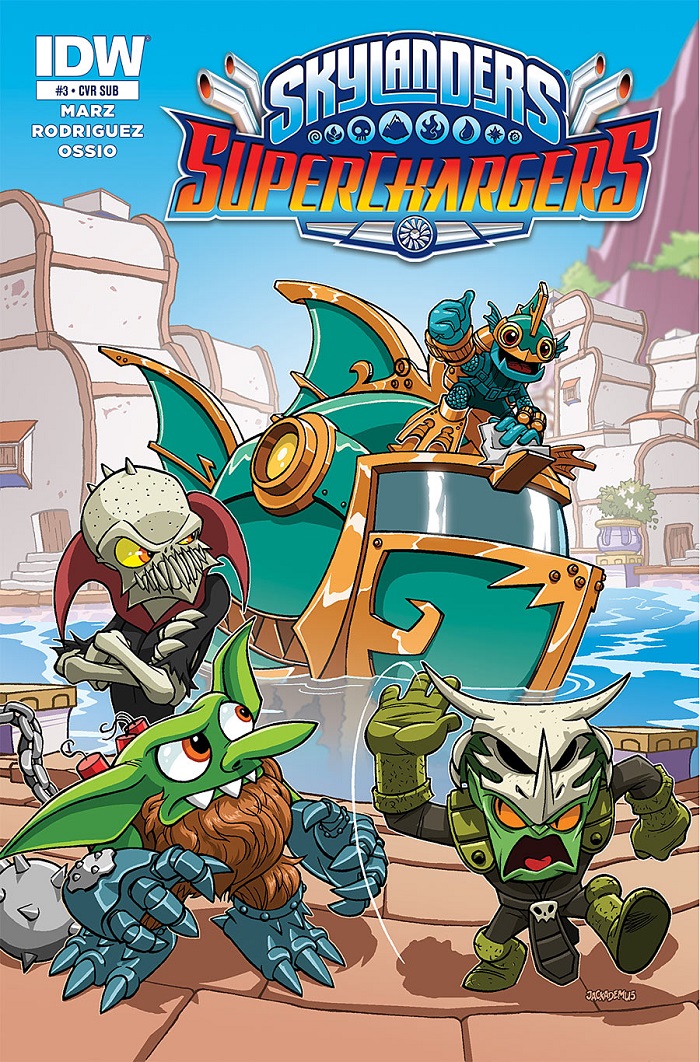 Skylanders SuperChargers Issue 3 Variant Cover
