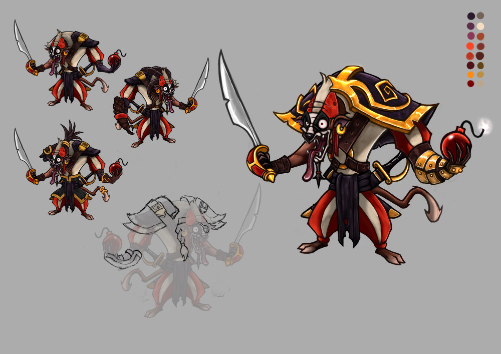 Skavenger Tier 2 concepts by Roderick Wong