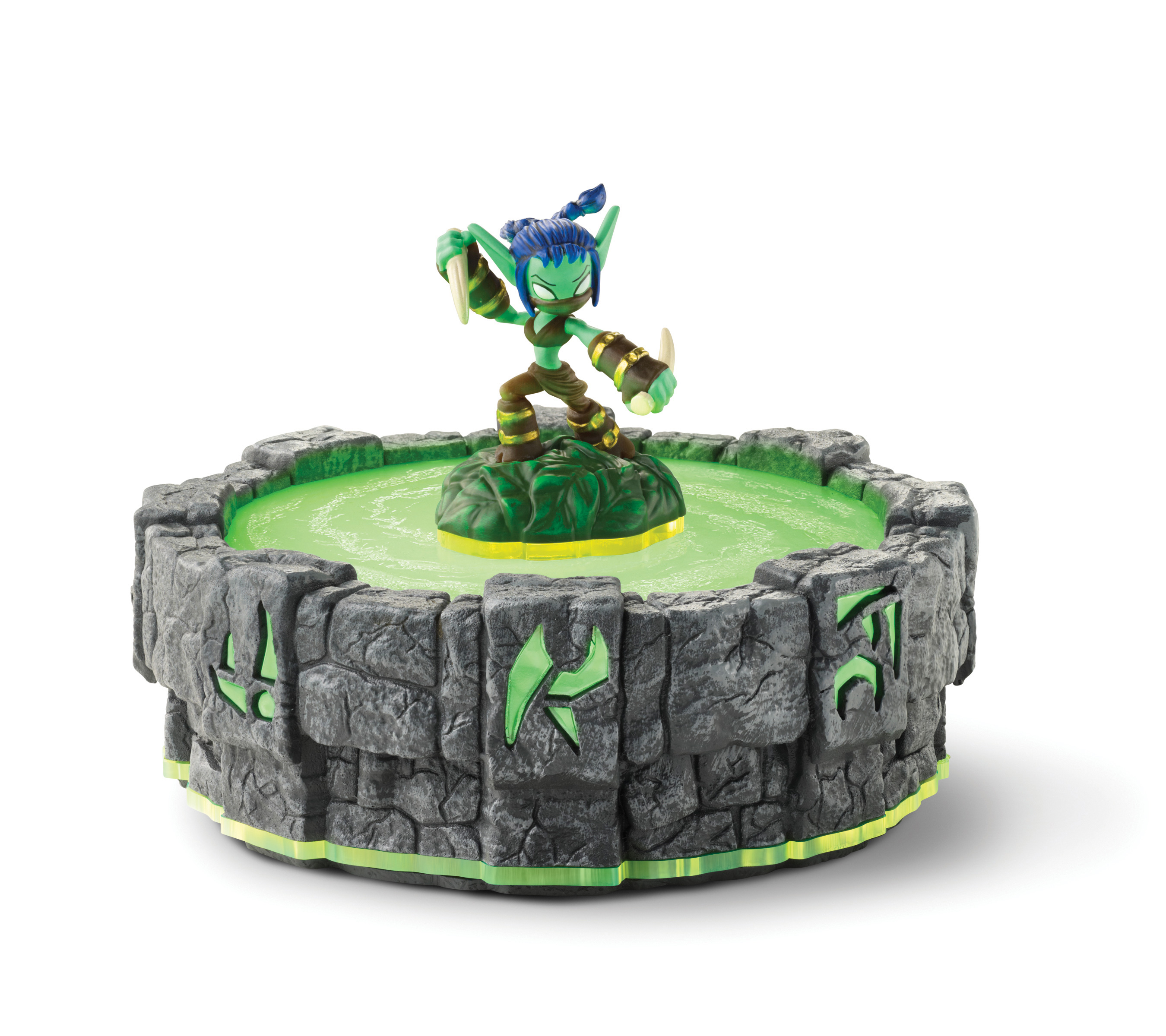 Stealth Elf's Toy Form standing on the Portal of Power