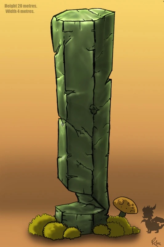 Smashable Swamp Column by Ronald Marc