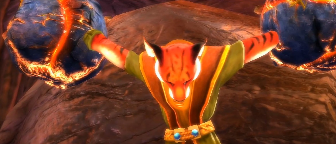 Meadow being held captive by Grublins