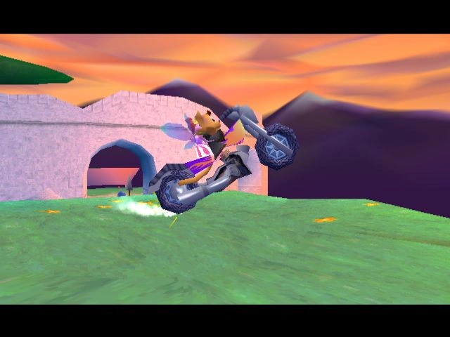 Princess Ami & Prince Azrael on a motorbike