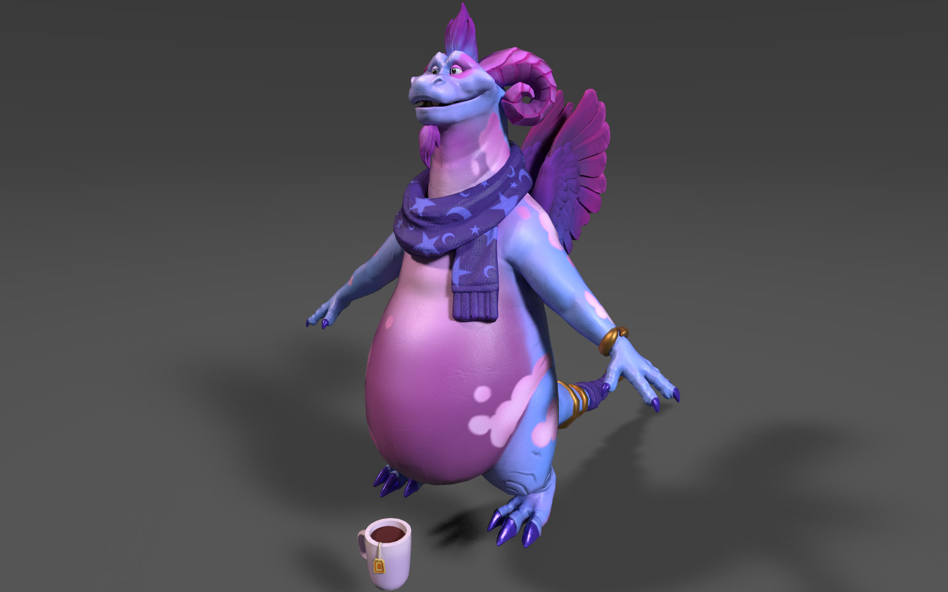 Character model of Copano for the Spyro Reignited Trilogy by Etsuko Sudo