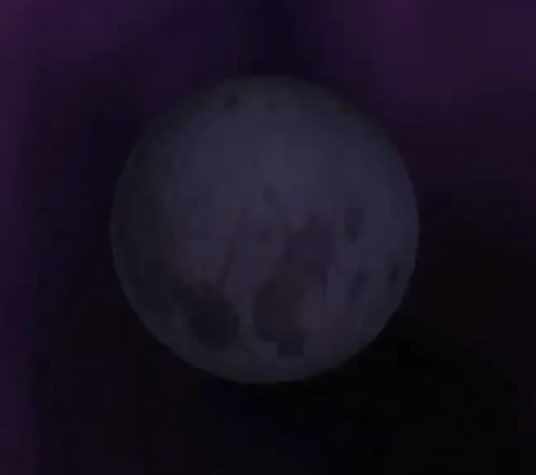 The Celestial Moons eclipsing at the climax of The Eternal Night
