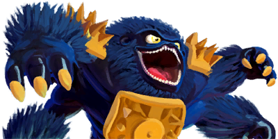 Skylanders: Swap Force art portrait of Legendary Slam Bam