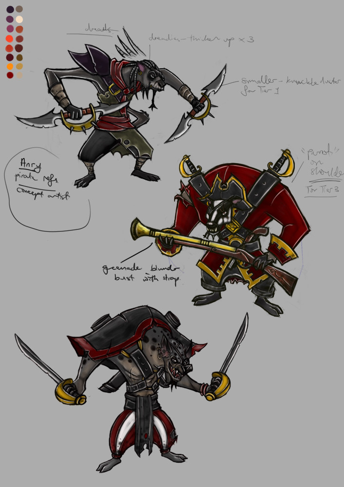 Skavenger concepts by Roderick Wong