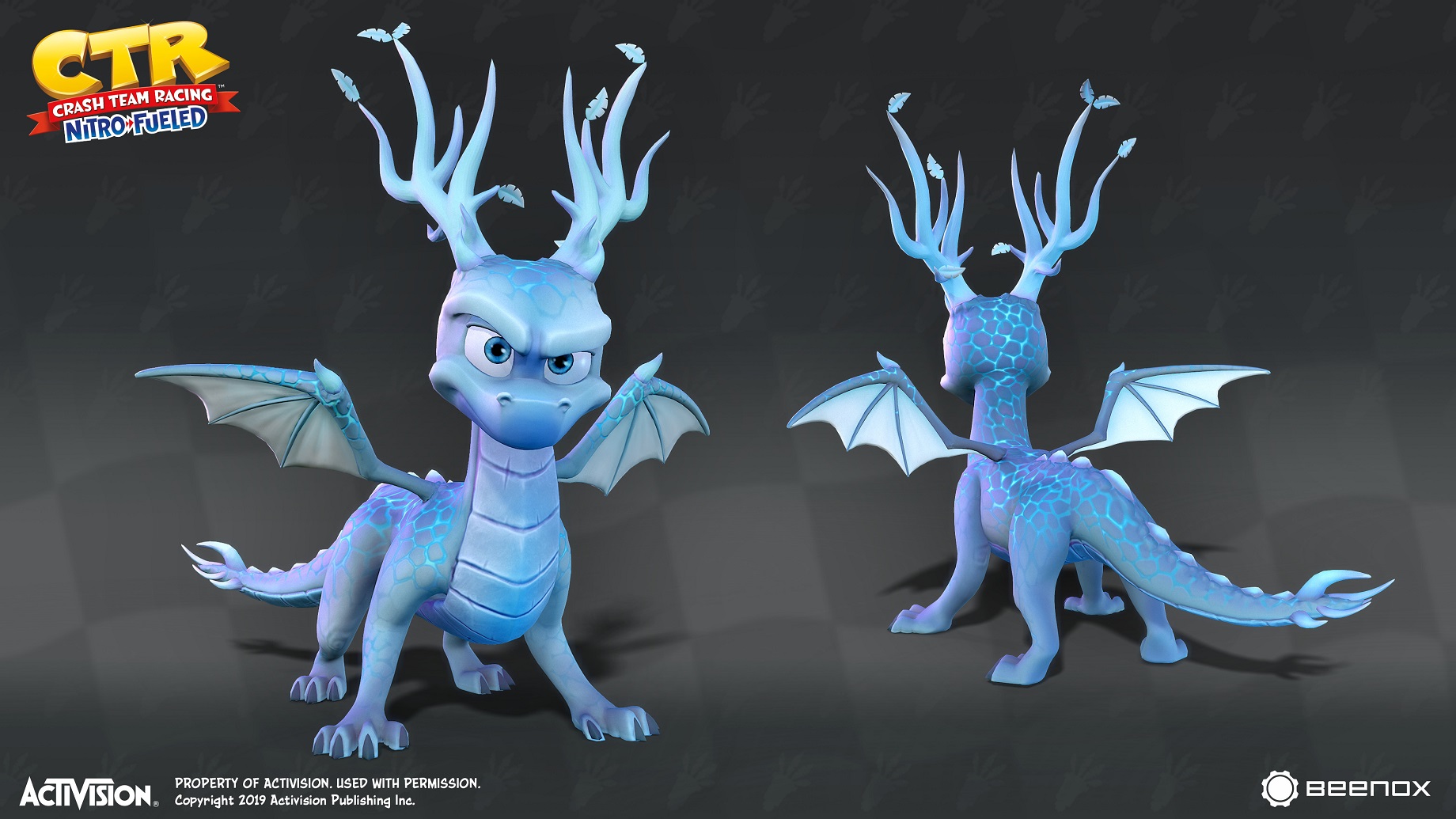 Game model of Winter Guardian Spyro