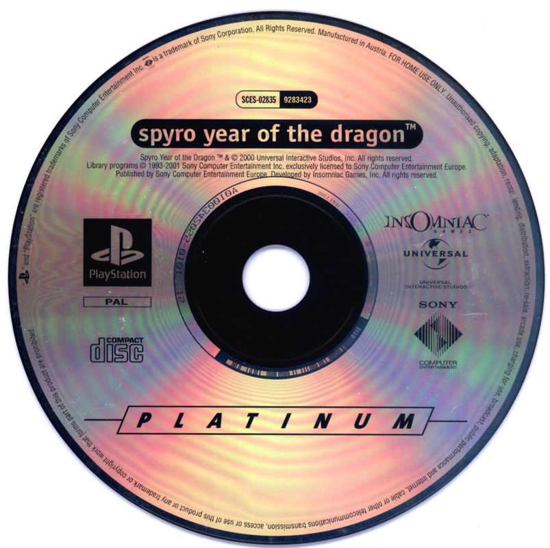 European Platinum disc.