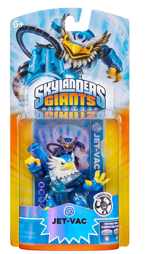 LightCore Jet-Vac's toy packaging