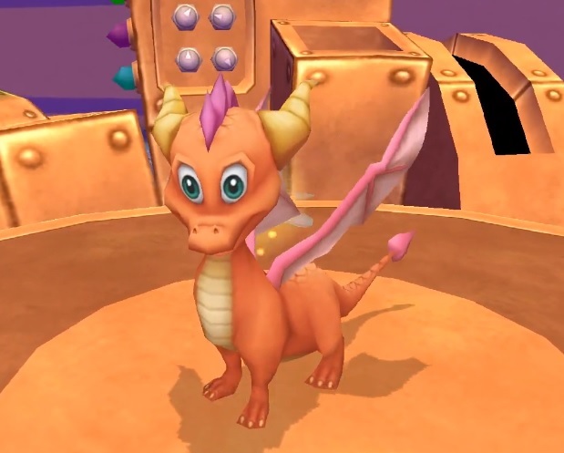 Ember in the early demo of Spyro: A Hero's Tail