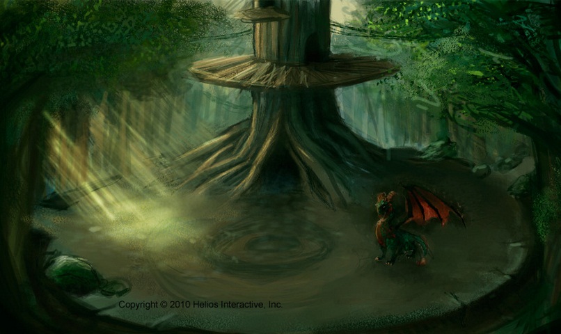 Environment Concept of The Forests of Avalar