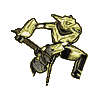 Electricity Axe Orc sprite for the DS version of Dawn of the Dragon